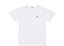Comme des Garcons Play Mini Embroidered Heart T-shirt White