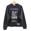 PALY Hollywood "Los Angeles" Vintage Graphic Sweatshirt - Black
