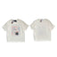 PALY Hollywood Multi-Face Art Graphic T-Shirt - Cream