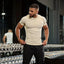 YoungLA Essential Minimal Logo Seamless Training Short Sleeve – Cream