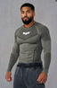 YoungLA Men's Superhero Armored Compression Long Sleeve Shirt