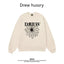 Drew Daisy Print Crewneck Sweatshirt, Apricot
