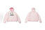 PALY Hollywood Cartoon Character Graphic Hoodie - Pink