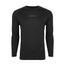 YOUNGLA- Black Raglan Long-Sleeve Gym Shirt