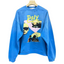 PALY Hollywood Vintage Collage Graphic Sweatshirt - Blue