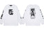Enfants Riches Déprimés "ERD" Padlock Graphic Long-Sleeve - White