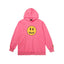 Drew House Mascot Smiley Logo Hot Pink Unisex Oversized Fleece Hoodie
