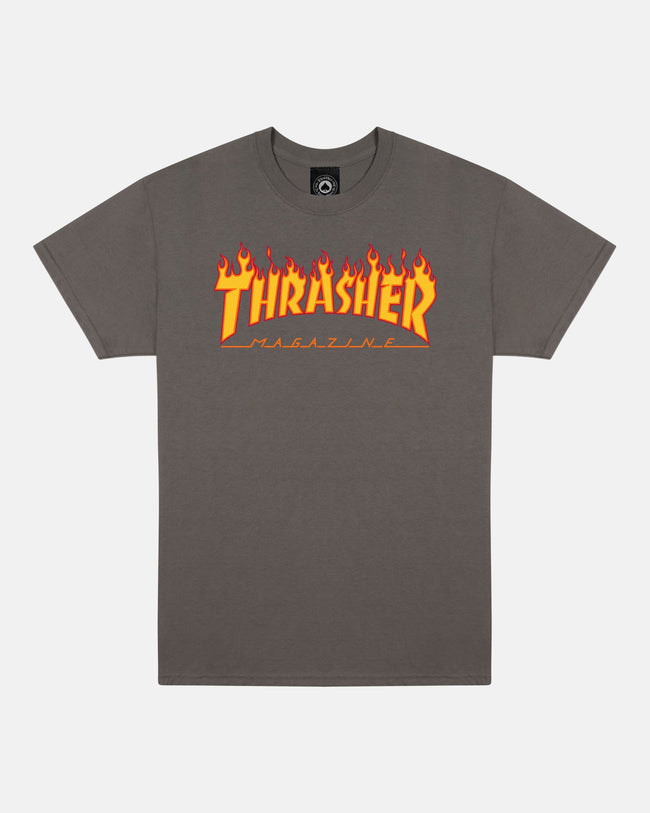 FLAME - TSHIRT - CHARCOAL Hover Image
