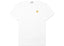 Comme des Garcons Play Gold Heart T-shirt White