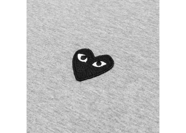 Comme des Garcons Play Women's Black Heart Emblem T-shirt Grey Main Image