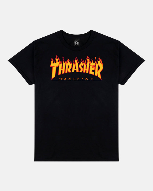 FLAME - TSHIRT - BLACK Hover Image