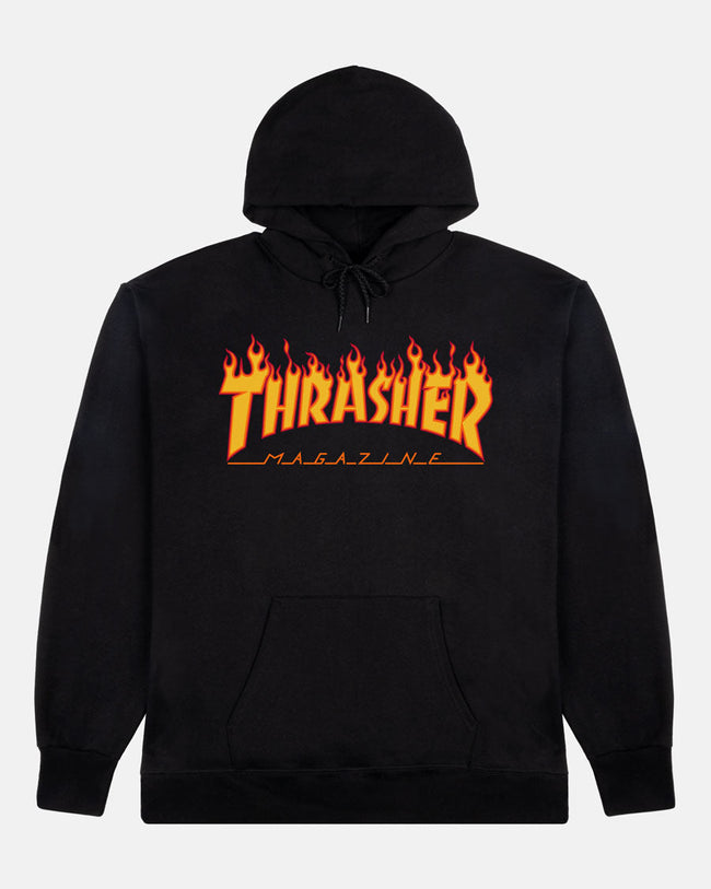 FLAME - HOODIE - BLACK Hover Image