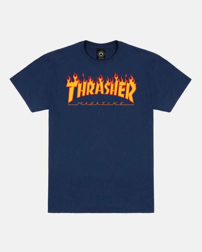 FLAME - TSHIRT - NAVY Hover Image