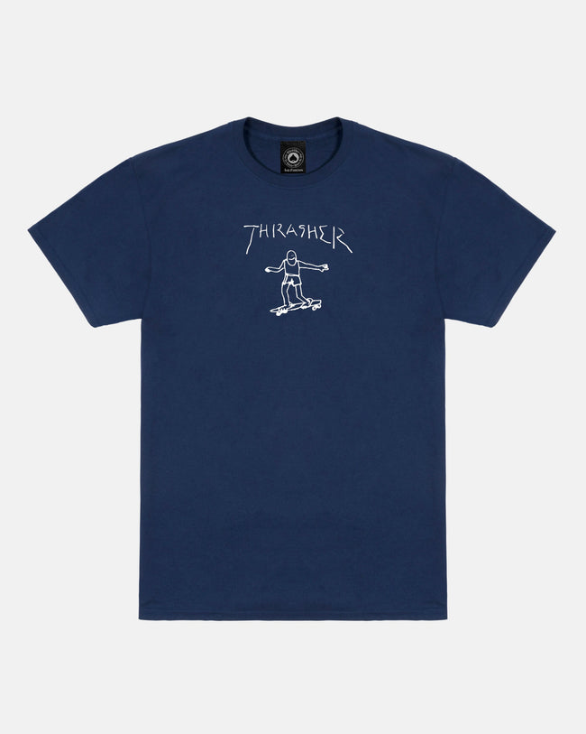 GONZ - TSHIRT - NAVY / WHITE Hover Image