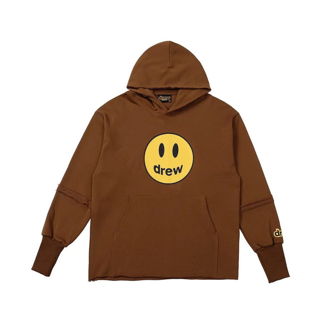 Drew House Mascot Smiley Distressed Hem Unisex Fleece Hoodie Hover Image