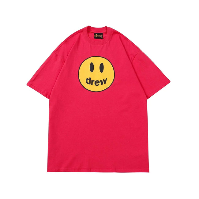 Drew House Mascot Smiley Tee, Hot Pink Hover Image