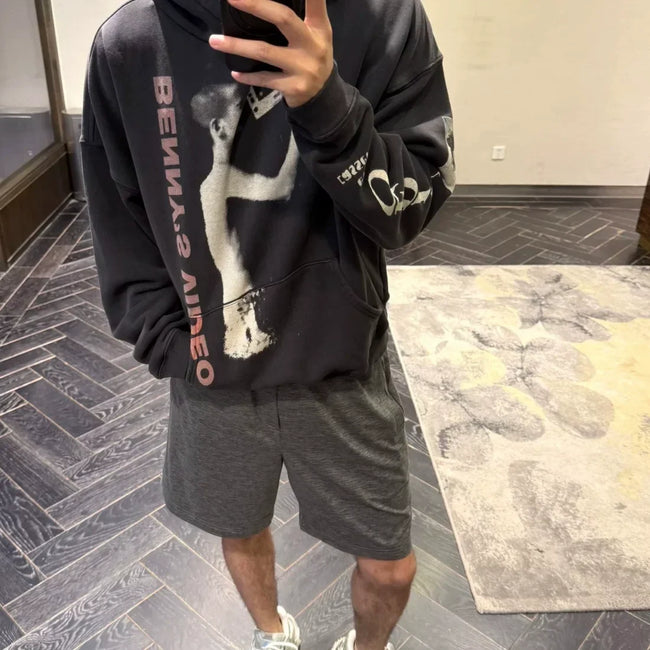 Enfants Riches Déprimés "Benny's Video" Graphic Hoodie - Black Main Image
