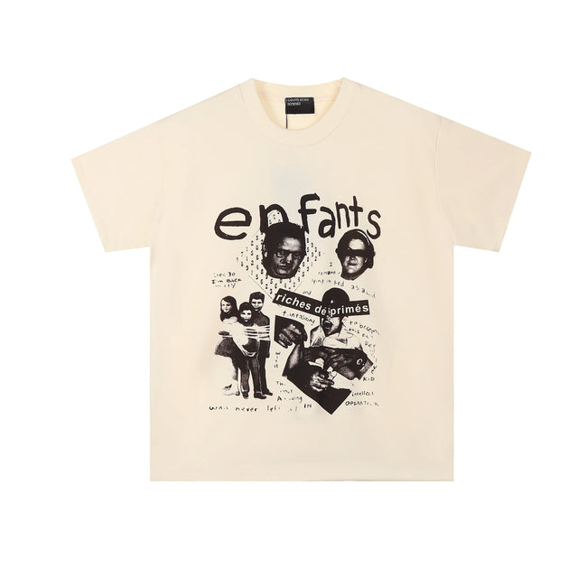 Enfants Riches Déprimés "Enfants" Photo Collage T-Shirt - Cream Hover Image