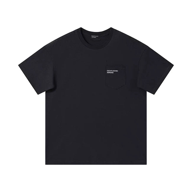 Enfants Riches Déprimés Chest Pocket Logo T-Shirt - Black Hover Image