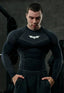 YOUNGLA Batman Superhero Compression Long-Sleeve Gym Shirt