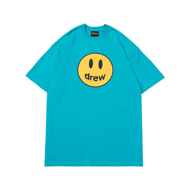 Drew House Mascot Smiley Tee, Teal Hover Image