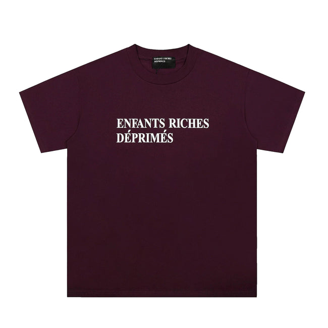 Enfants Riches Déprimés Classic Logo T-Shirt - Burgundy Hover Image