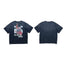 PALY Hollywood Rock Style Collage Graphic T-Shirt - Black