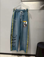 PALY Hollywood Vintage Graphic Sweatpants - Blue
