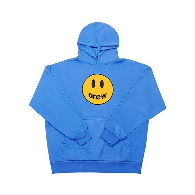 Drew House Smiley Face Pullover Hoodie, Bright Blue Hover Image