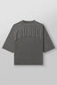 YoungLA Washed Dark Grey 3D Embossed Arch Logo Oversized Shirt | Heavy Cotton Gym Pump Cover