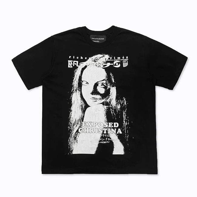 Enfants Riches Déprimés "Exposed Christina" Portrait T-Shirt - Black Hover Image