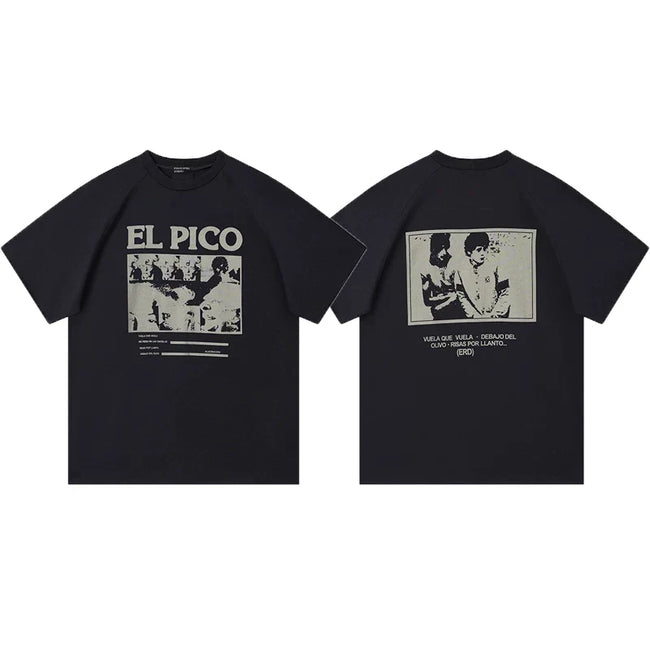 Enfants Riches Déprimés "El Pico" Movie Graphic T-Shirt - Black Hover Image