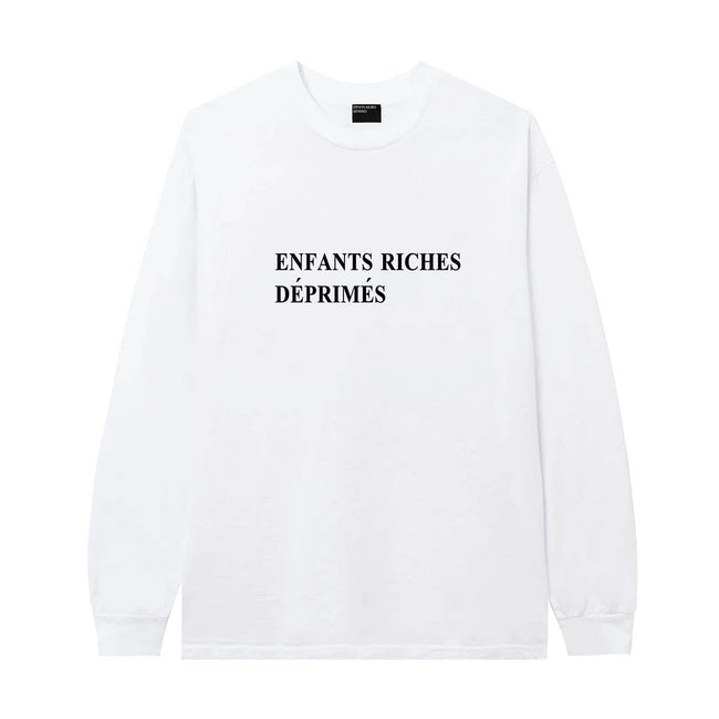 Enfants Riches Déprimés Classic Logo Long-Sleeve - White Hover Image