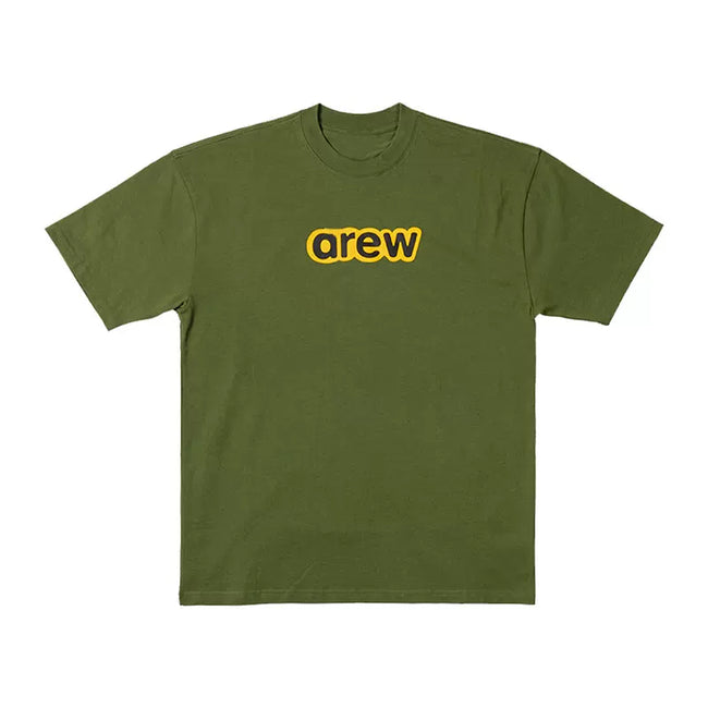 Drew House Logo Short Sleeve T‑Shirt, Olive Green Hover Image