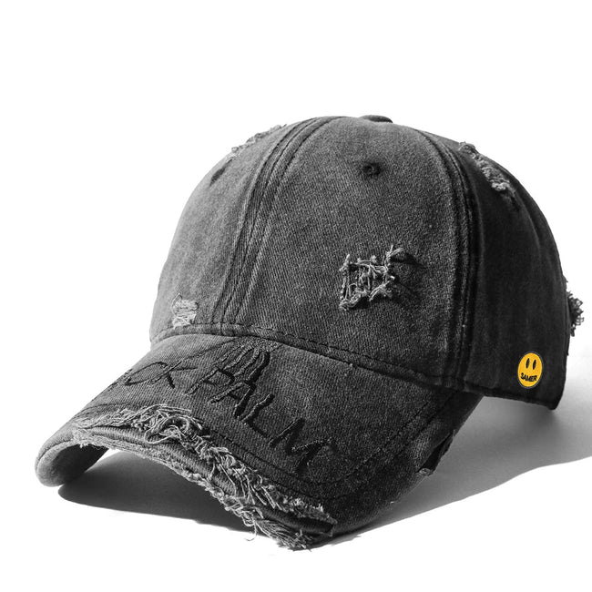 Drew Vintage Distressed Smiley Cap Hover Image