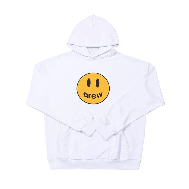 Drew House Smiley Face Pullover Hoodie, White Hover Image