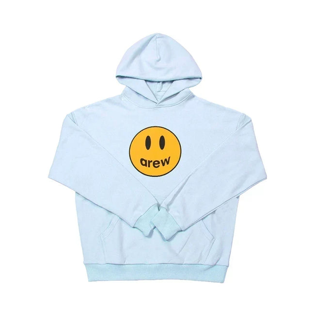 Drew House Smiley Face Pullover Hoodie, Light Blue Hover Image