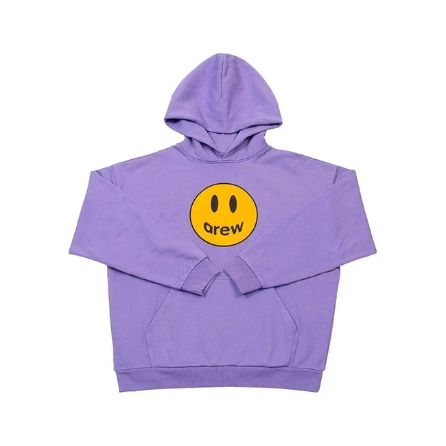 Drew House Smiley Face Pullover Hoodie, Lavender Purple Hover Image