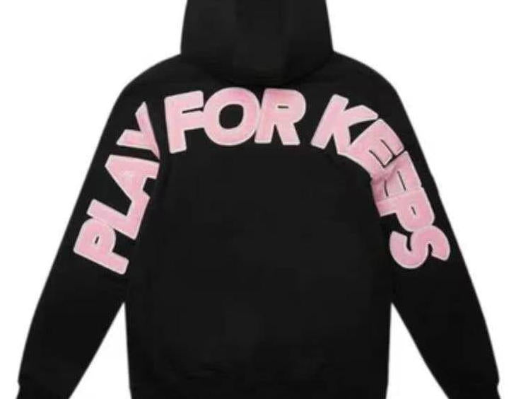 Geedup Black Pink Play For Keeps Hoodie