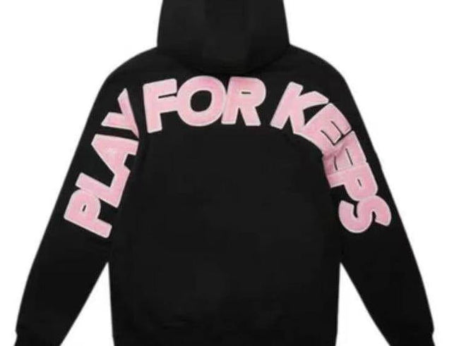 Geedup Black Pink Play For Keeps Hoodie Hover Image