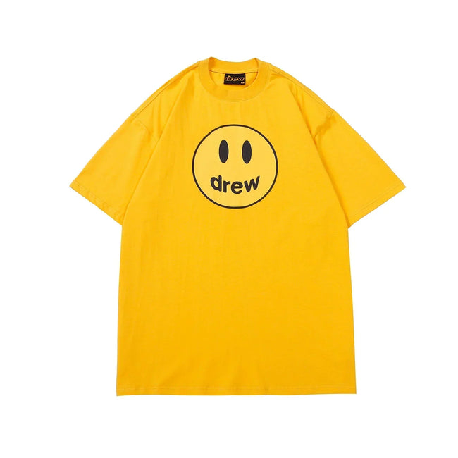 Drew House Mascot Smiley Tee, Mustard Yellow Hover Image