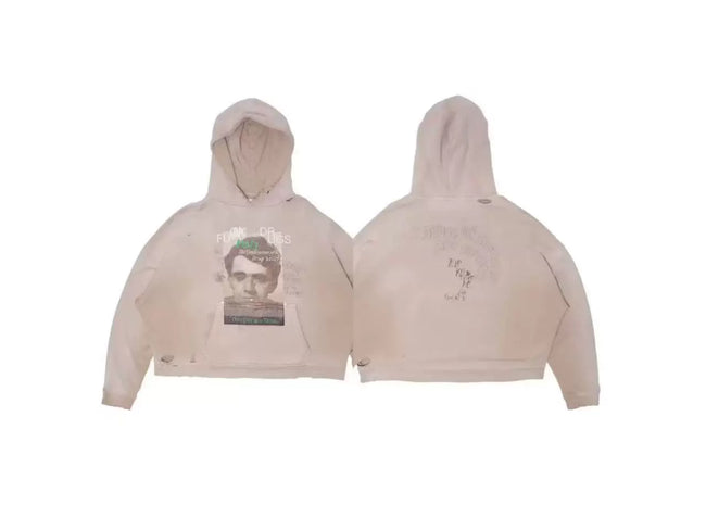PALY Hollywood Portrait Graphic Hoodie - Cream Hover Image