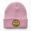 Drew House Smiley Face Knit Beanie, Pink