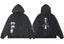 Enfants Riches Déprimés Side Panel Photo & Sleeve Print Hoodie - Washed Black