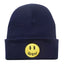 Drew House Smiley Face Knit Beanie, Navy Blue