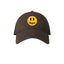 Drew House Smiley Face Baseball Cap, Dark Brown