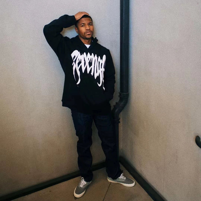 Revenge Lightning Arch Logo Pullover Hoodie black Main Image