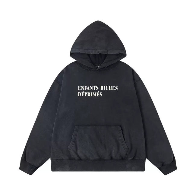 Enfants Riches Déprimés Minimalist Logo Hoodie - Black Hover Image