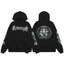 Revenge Black Dark Gothic Circle Arch Logo Pullover Hoodie