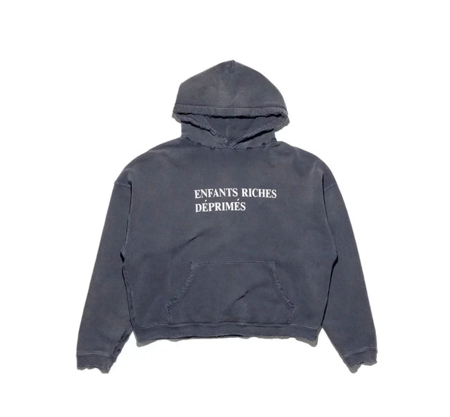 Enfants Riches Déprimés Classic Logo Hoodie - Washed Black Hover Image